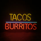 Tacos Burritos Neon Signs