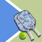 APL - White Leaves Pickleball Paddle | 16mm Carbon Fiber | Best Pickleball Paddles | American Pickleball League