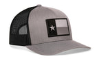 Texas Flag Trucker Hat  |  Tactical Gray-Black TX Snapback