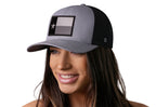 Texas Flag Trucker Hat  |  Tactical Gray-Black TX Snapback