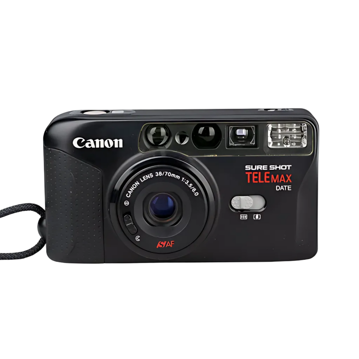 Canon Sure Shot TELEMAX 35mm Point and Shoot Film Camera w/ Dual Lens System 38mm f/3.5 and 70mm f/6