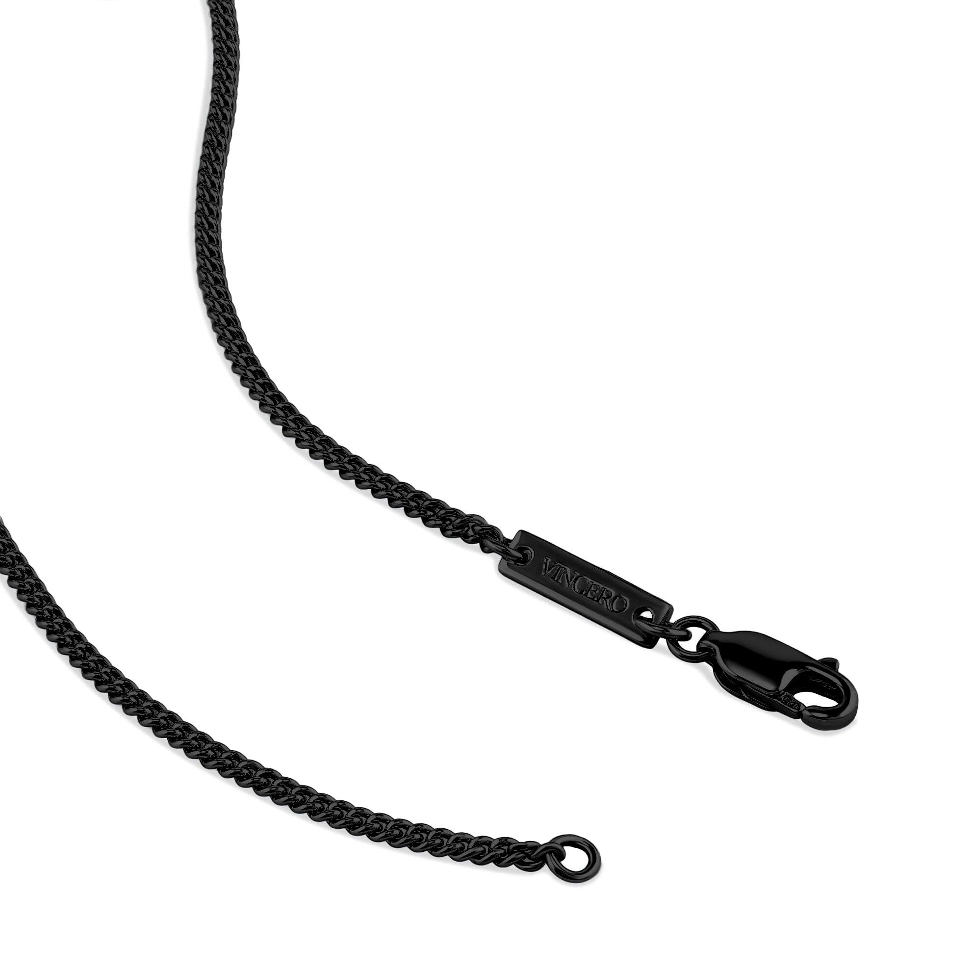 Birthstone & Initial Tag Necklace - Stealth