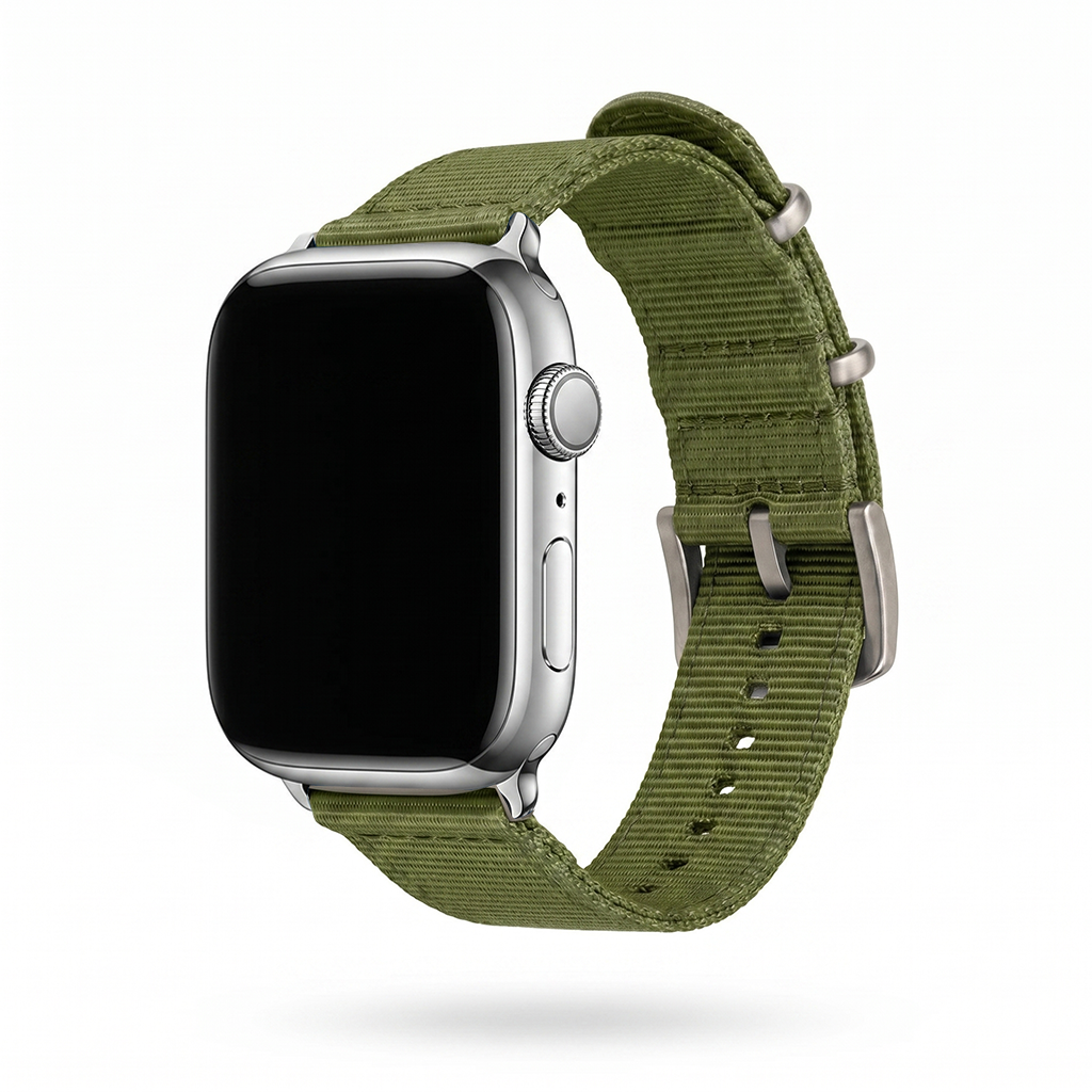 The O2 Band - For Apple Watch - Army Green