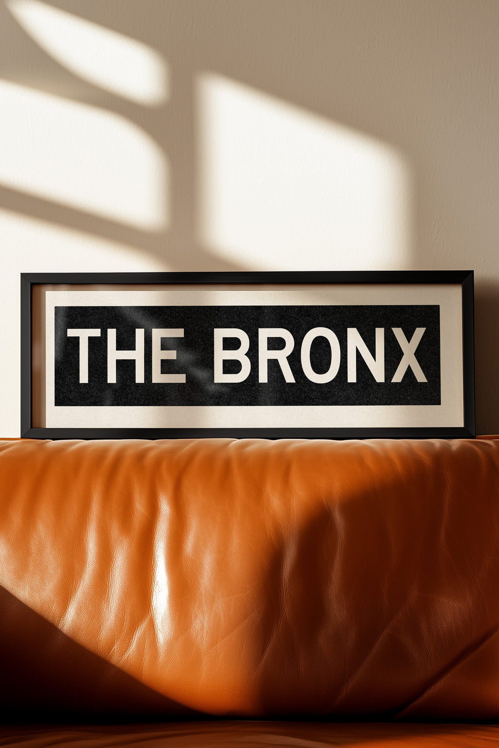 Framed The Bronx New York Bus Scroll