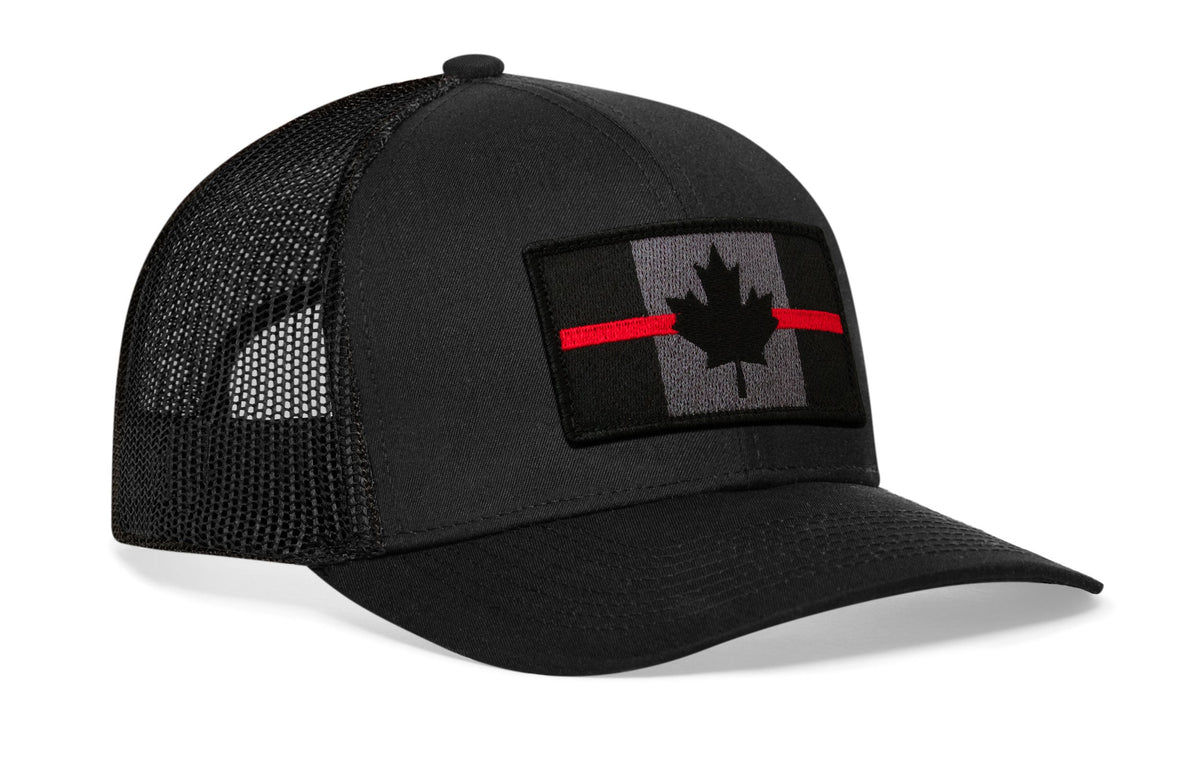 Thin Red Line Trucker Hat  |  CAN Tactical Firefighter Snapback
