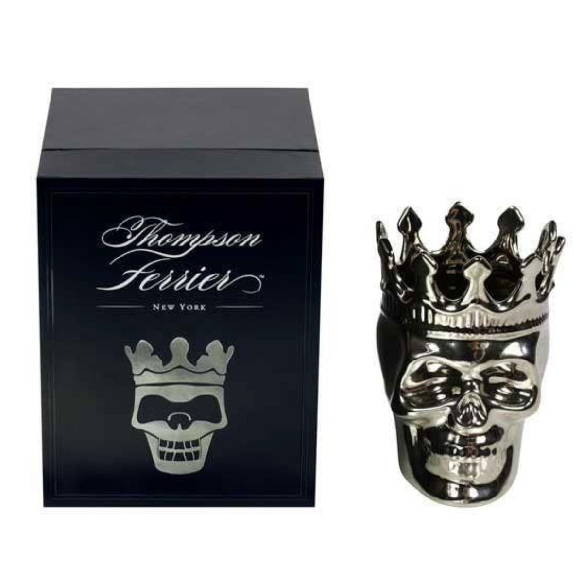 Silver Maximilien Skull in Thé Aroma