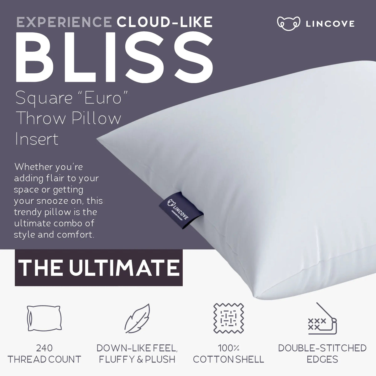 Throw Pillow Insert - Made In Canada