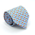 Pots Sky Blue Necktie with Handkerchief Set