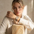 Arvo Time Squared Watch - Taupe