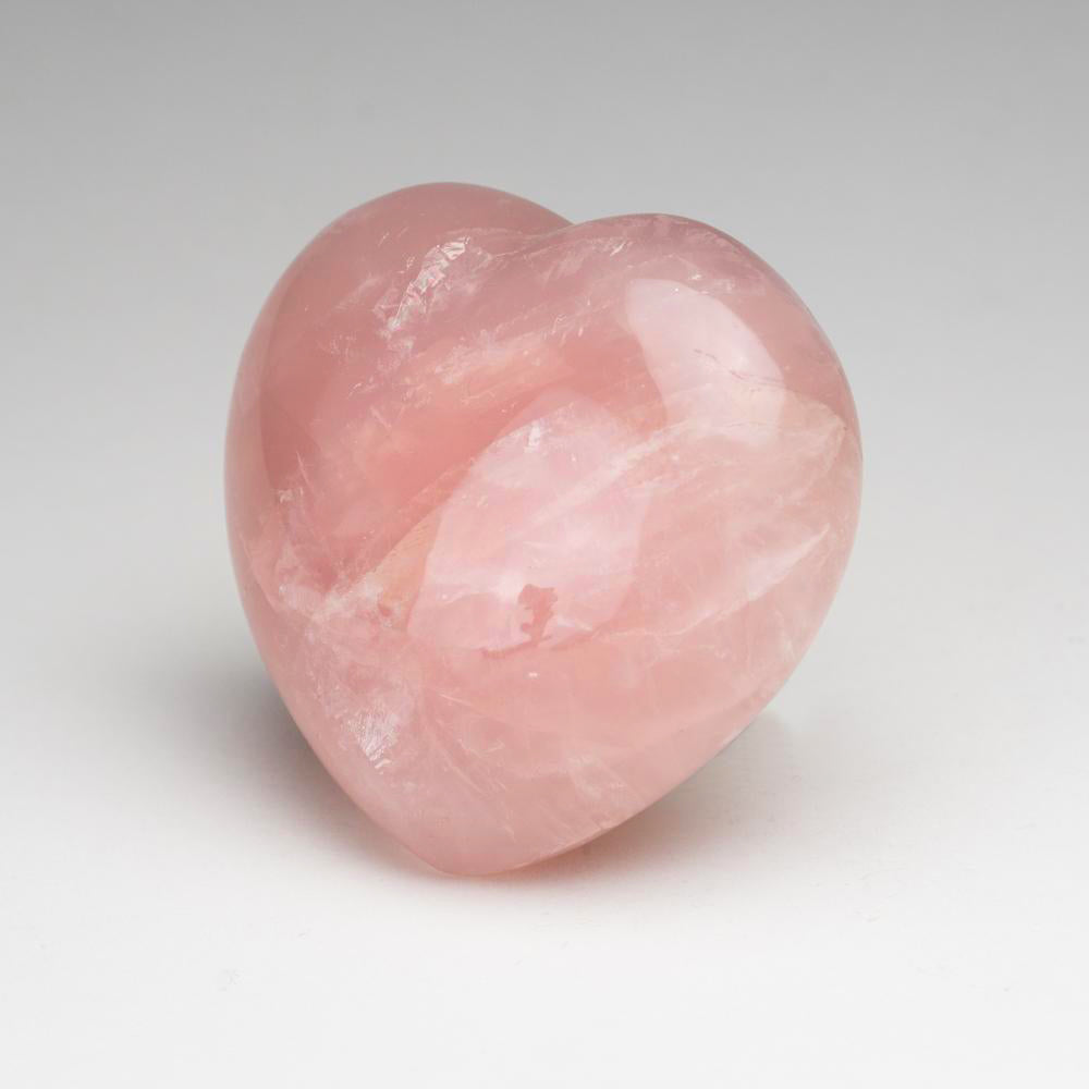 Genuine Polished Rose Quartz (Small) Heart from Brazil