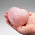 Genuine Polished Rose Quartz (Small) Heart from Brazil