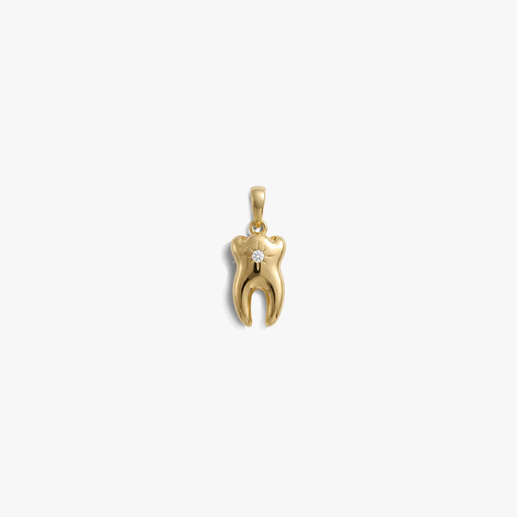 Sapphire Tooth Charm