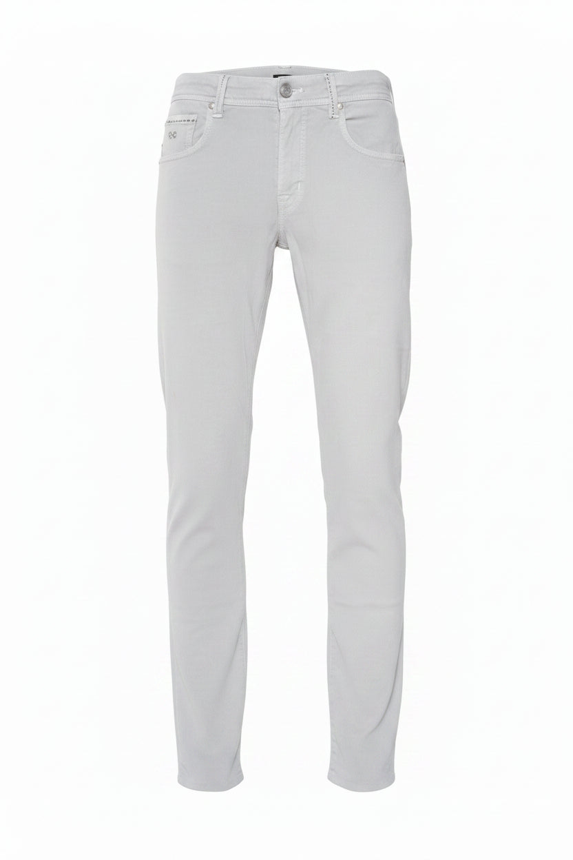 Tramarossa Michelangelo Zip Solid Cotton-Modal Trousers