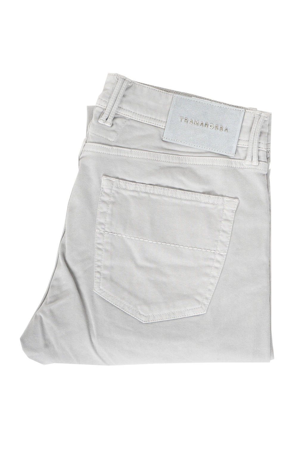 Tramarossa Michelangelo Zip Solid Cotton-Modal Trousers