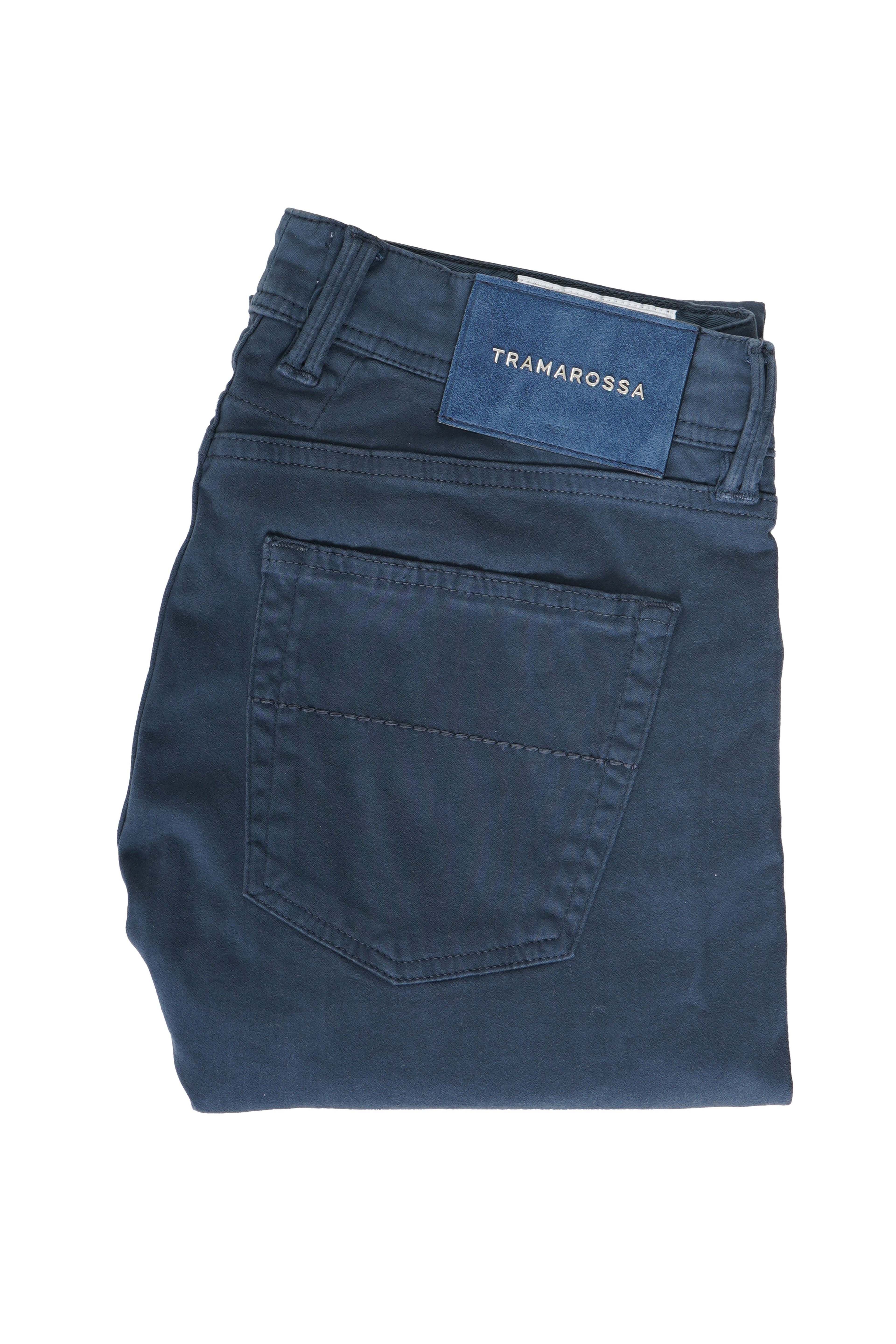 Tramarossa Michelangelo Zip Solid Cotton-Modal Trousers