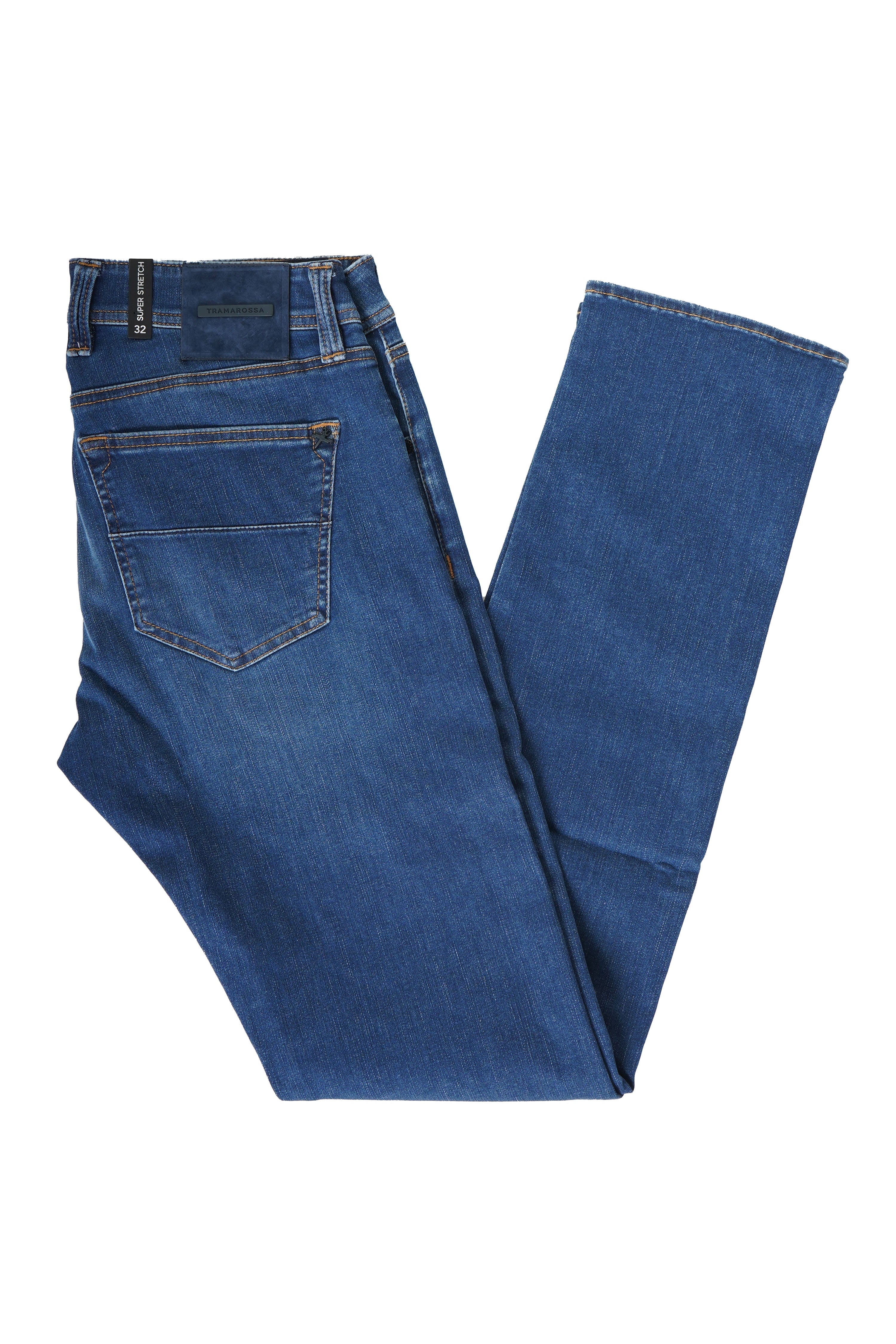 Tramarossa Solid Light Denim Jeans