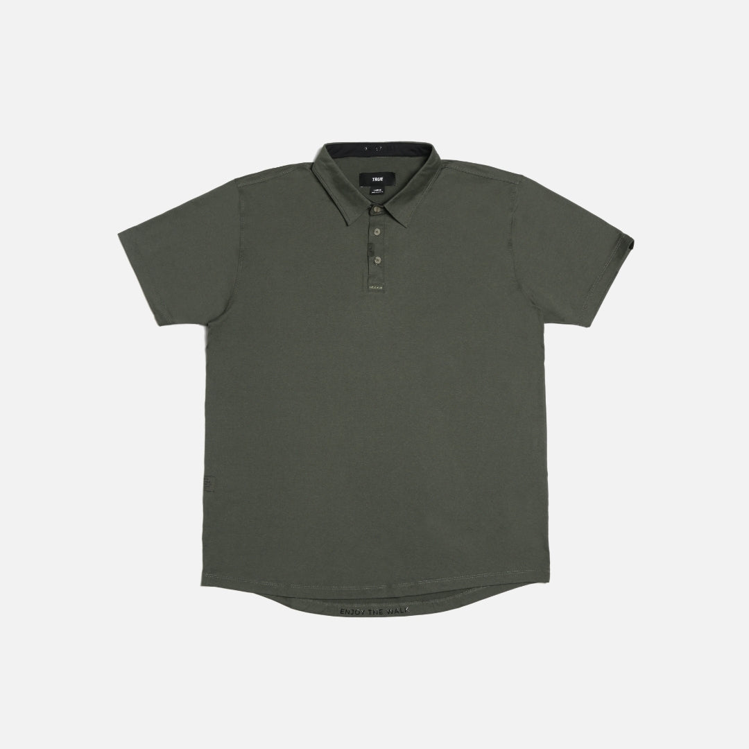 TRUE All Day Polo Heather