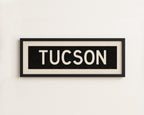 Framed Tucson Arizona Bus Scroll