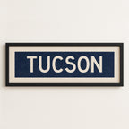 Framed Tucson Navy Bus Scroll
