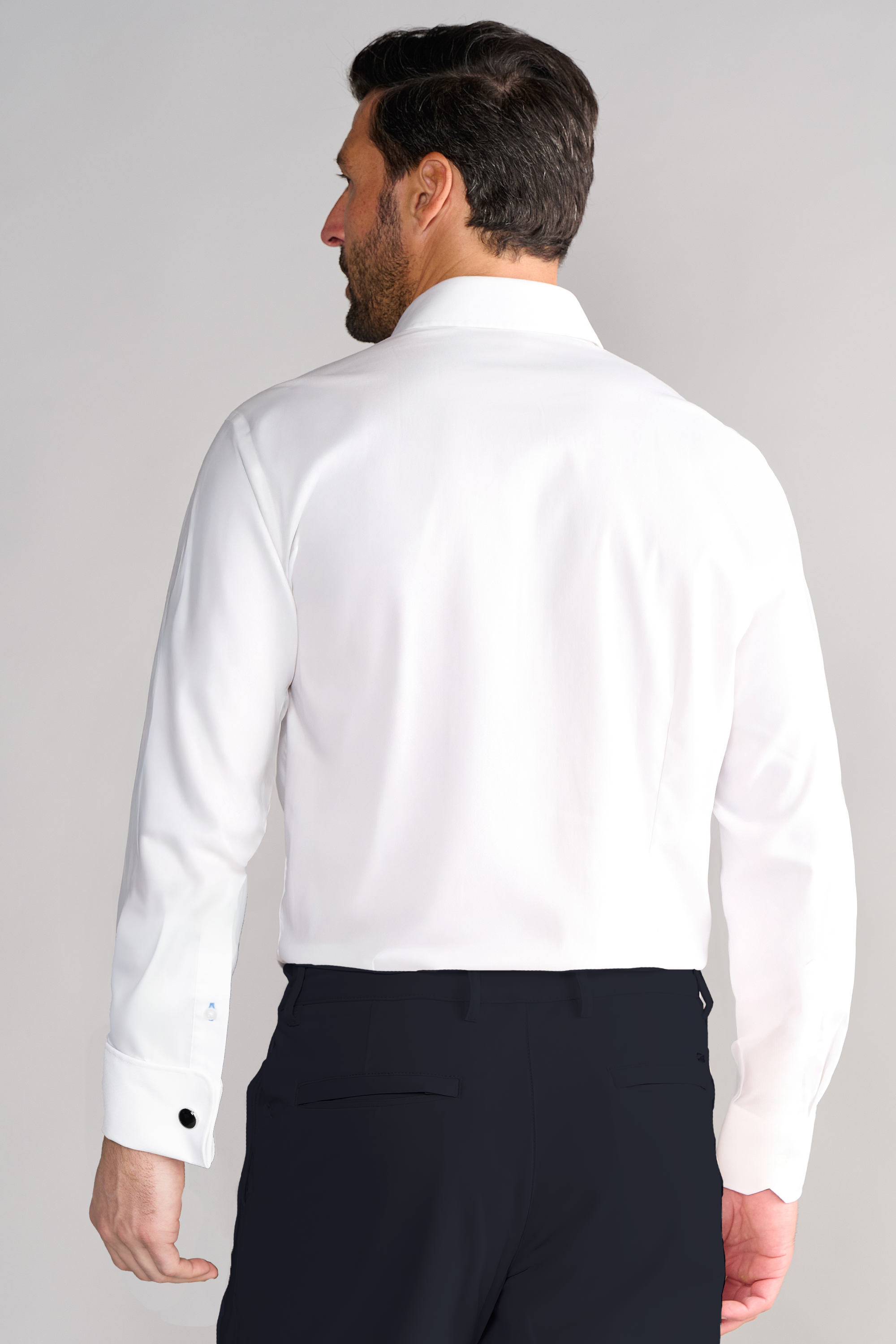 Leader Non-Iron Tuxedo Shirt // White