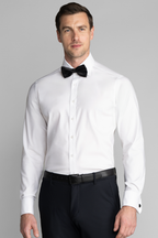 Leader Non-Iron Tuxedo Shirt // White