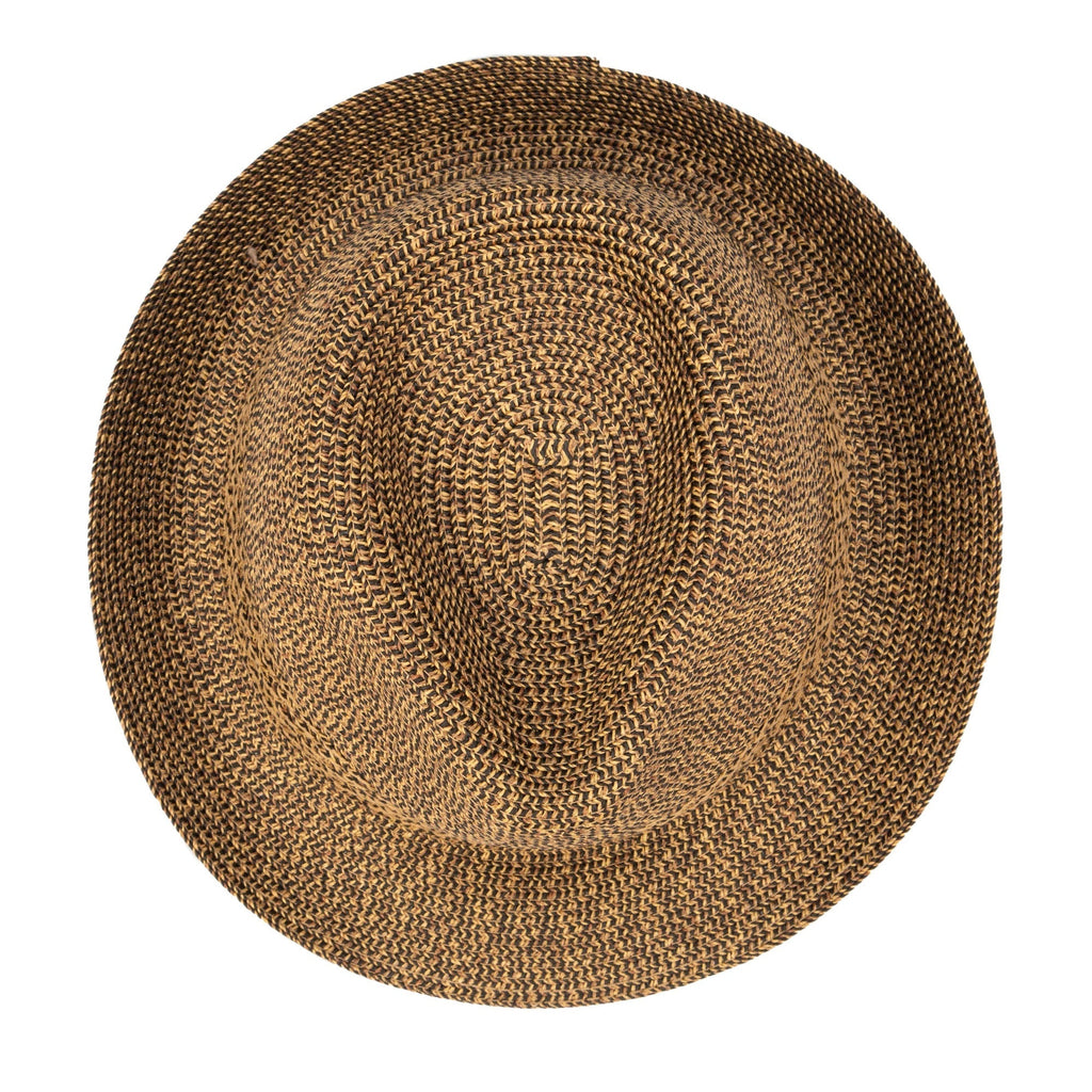 Everyday Fedora - Women's Fedora W/ Open Weave Inset