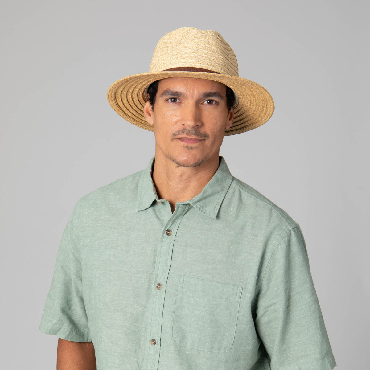Mens Two Tone Ultrabraid Fedora