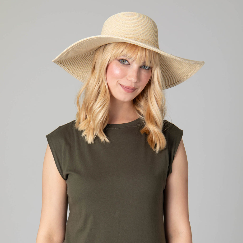 Women's Water Repellent Floppy Hat with Tie