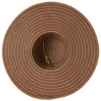 Wide Brim Floppy Sun Hat with Gold Lurex (UBL6836)
