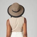 Women's Water Repellent Striped Sun Hat