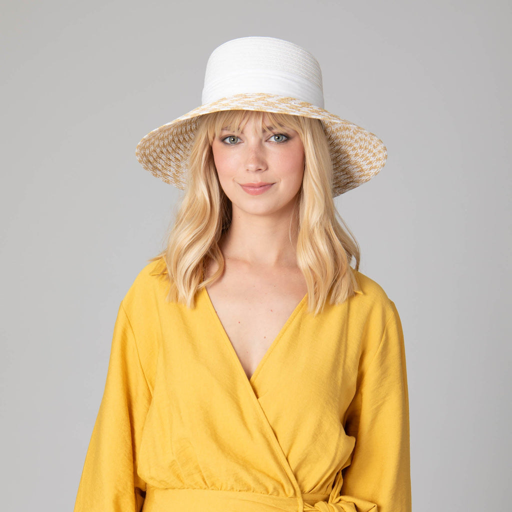 Women's Contrast Round Crown Sun Hat