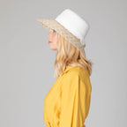 Women's Contrast Round Crown Sun Hat