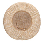 Cora - Women's Ultrabraid Turned Up Kettle Brim with Gold Chain Trim