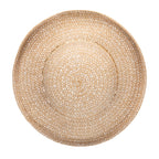 Cora - Women's Ultrabraid Turned Up Kettle Brim with Gold Chain Trim