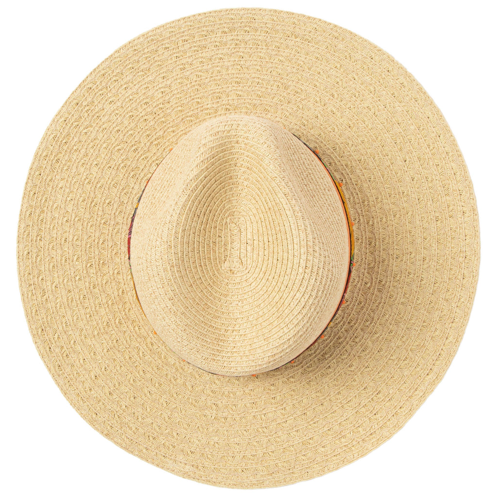 Flora - Mixed Ultrabraid Fedora with Floral Band
