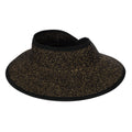 Shimmer - Ultrabraid Mini Roll Up Visor W/ Gold Lurex
