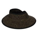 Shimmer - Ultrabraid Mini Roll Up Visor W/ Gold Lurex