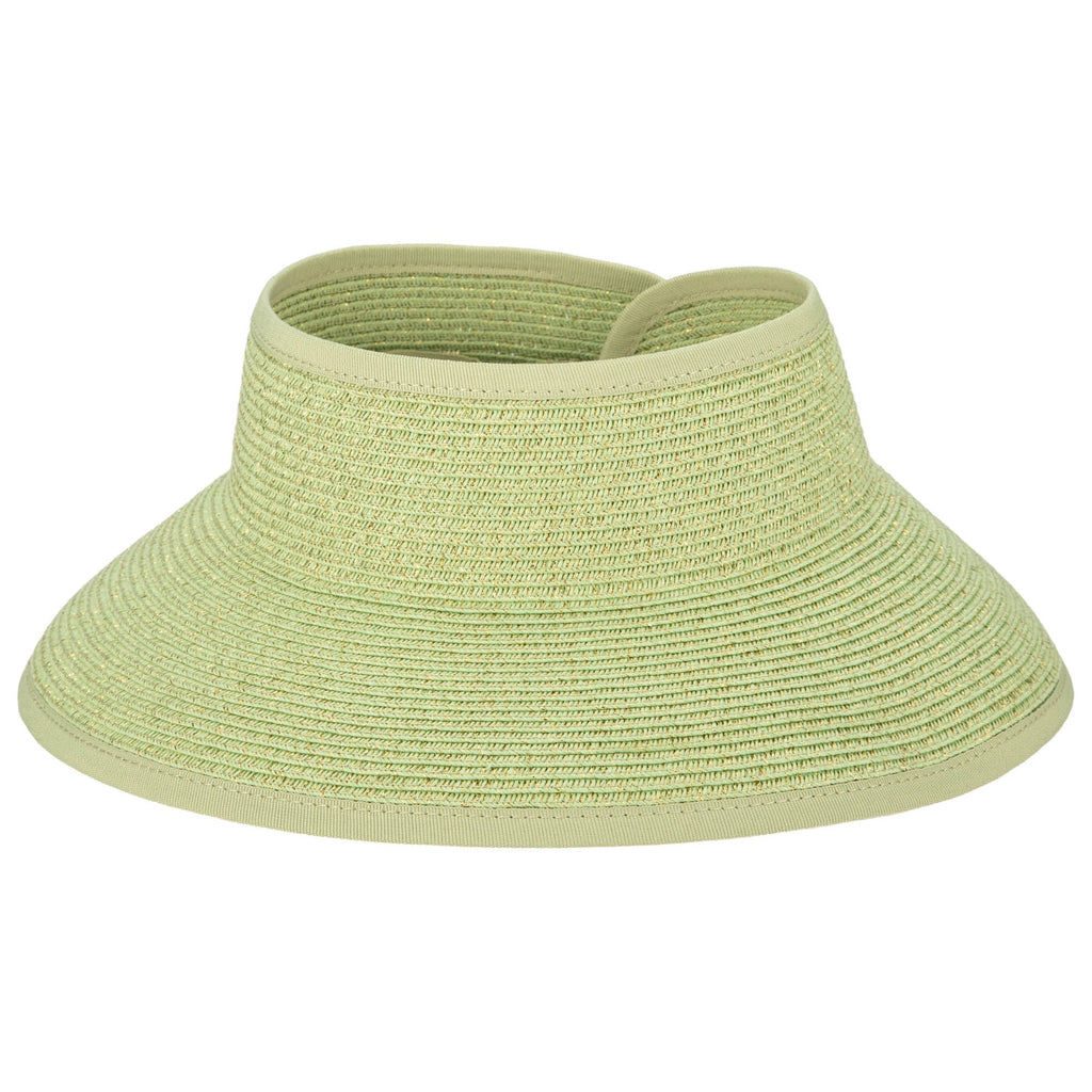 Shimmer - Ultrabraid Mini Roll Up Visor W/ Gold Lurex
