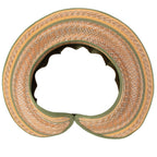 Women's Neutral Colored Ultrabraided Large Brim Packable Visor (UBV2004)