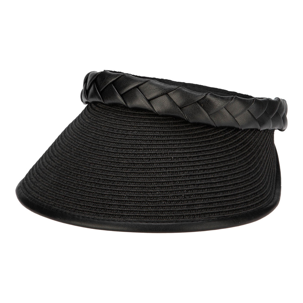 Looker Visor - Women's Ultrabraid Visor with Faux Braided Band
