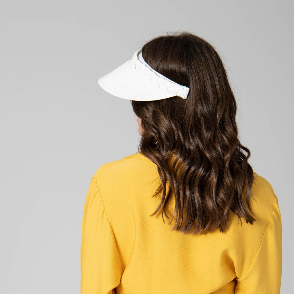 Looker Visor - Women's Ultrabraid Visor with Faux Braided Band