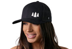 Three Pine Trees Trucker Hat  |  Outdoors Snapback