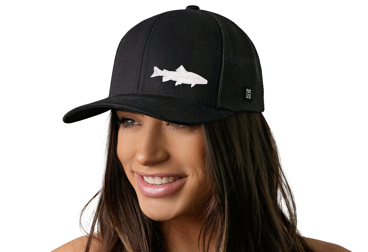 Steelhead Fish Trucker Hat  |  Outdoors Snapback