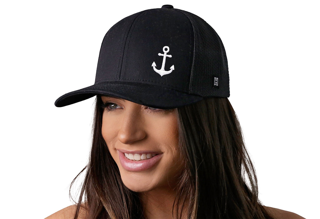 Anchor Trucker Hat  |  Beach Snapback