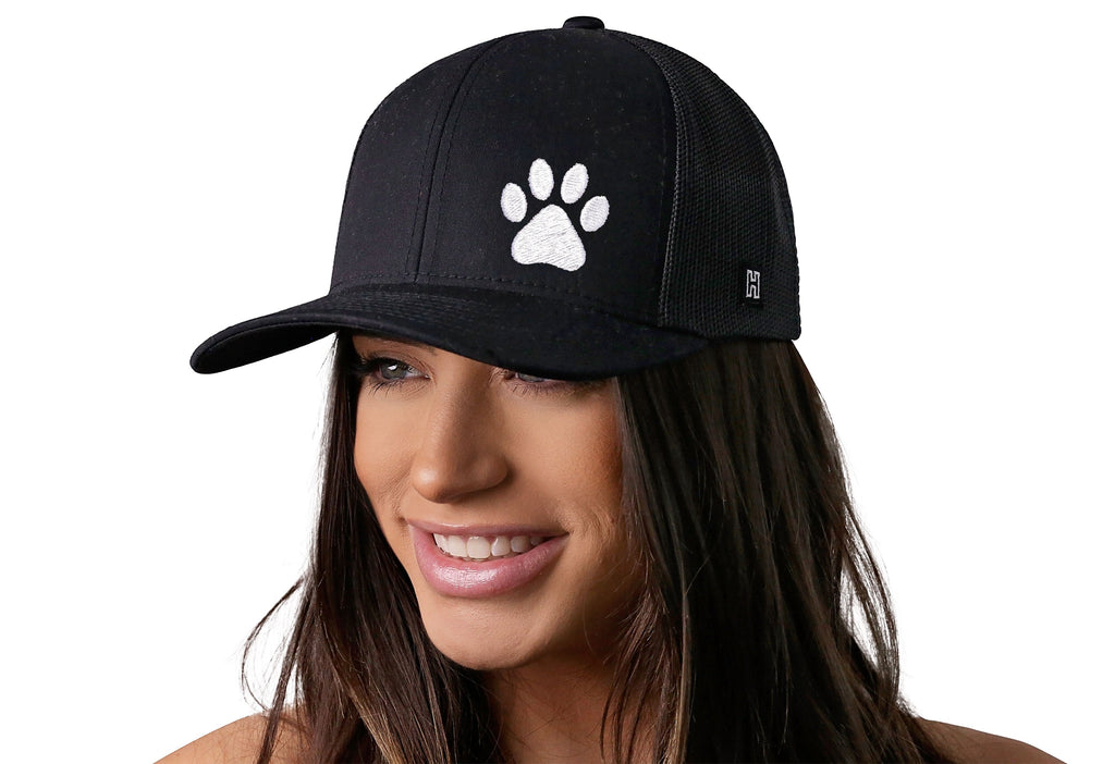 Paw Print Trucker Hat  |  Dog Snapback