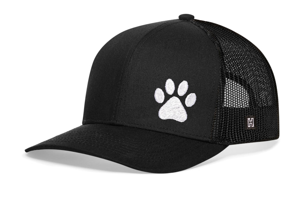 Paw Print Trucker Hat  |  Dog Snapback