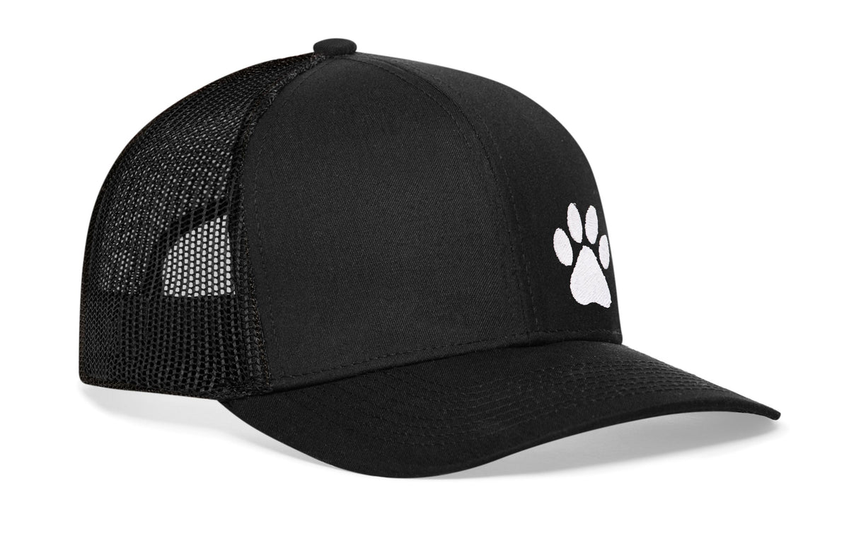 Paw Print Trucker Hat  |  Dog Snapback