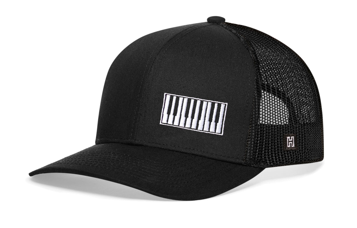 Piano Trucker Hat  |  Music Snapback