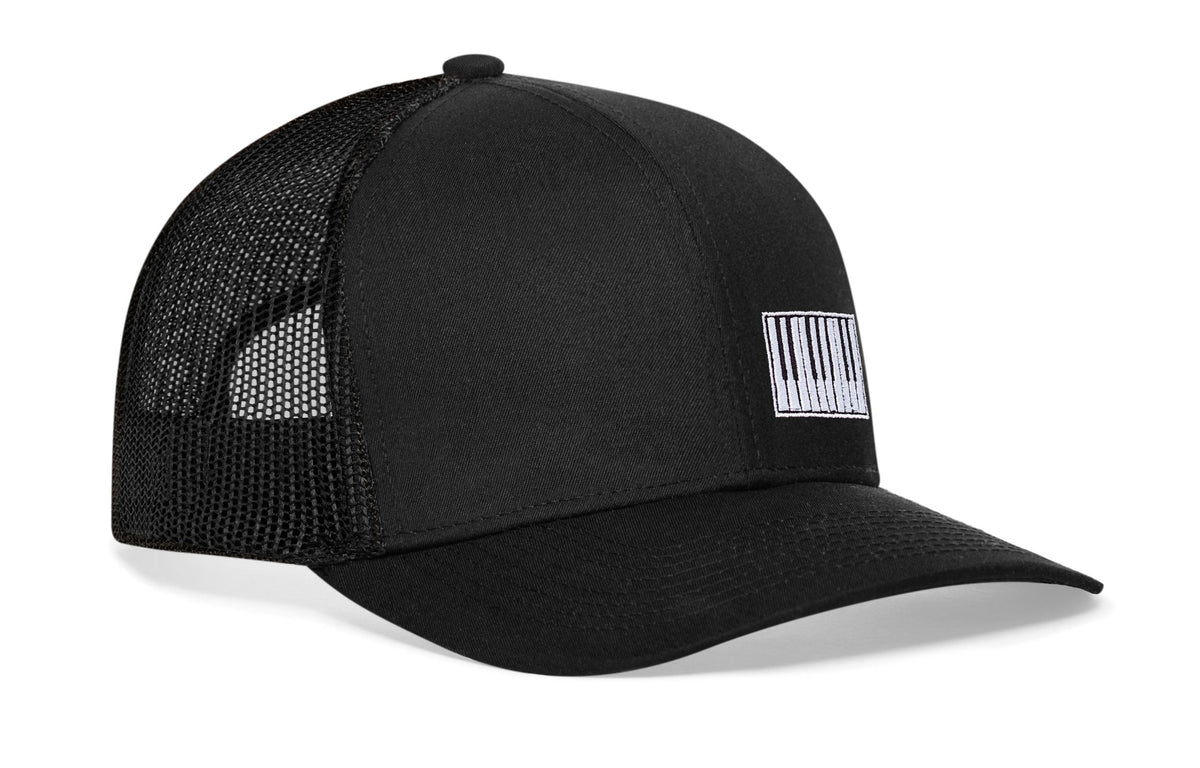 Piano Trucker Hat  |  Music Snapback