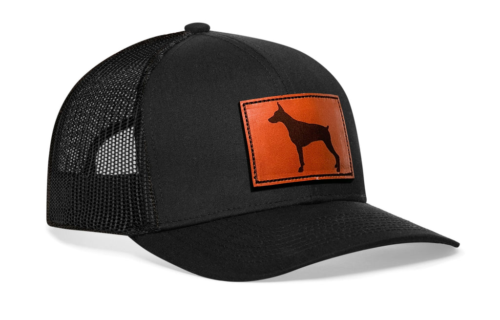 Doberman Trucker Hat  |  Dog Breed Snapback